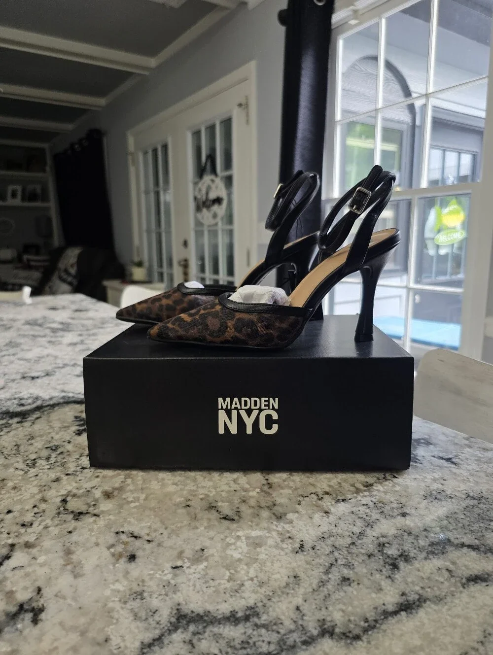 Madden NYC Women's Mesh Pointed Toe Heels. NEW!